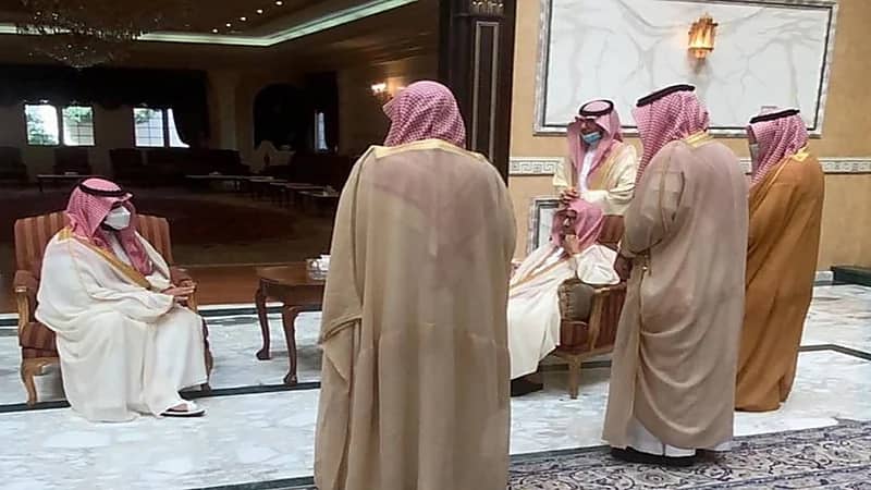 بالفيديو.. زيارة ولي العهد الأخيرة إلى الشيخ ناصر الشثري في عيد الفطر