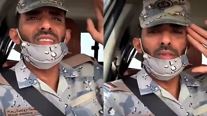 شاهد.. آخر كلمات قالها جندي بحرس الحدود قبل وفاته في حادث بالعارضة