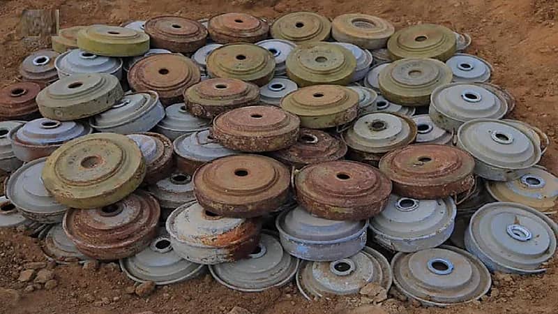 نزع 998 لغمًا في الأراضي اليمنية عبر مسام خلال الأسبوع الأول من مايو