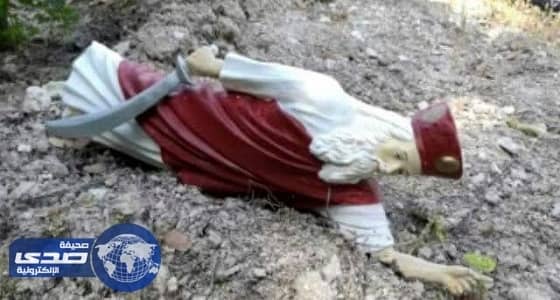 قيام مجهولين بالاعتداء على مزار مار الياس اللبناني