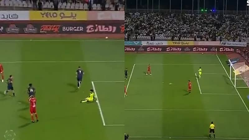 خطأ كارثي من باخشوين يتسبب بهدف على فريقه الوحدة .. فيديو