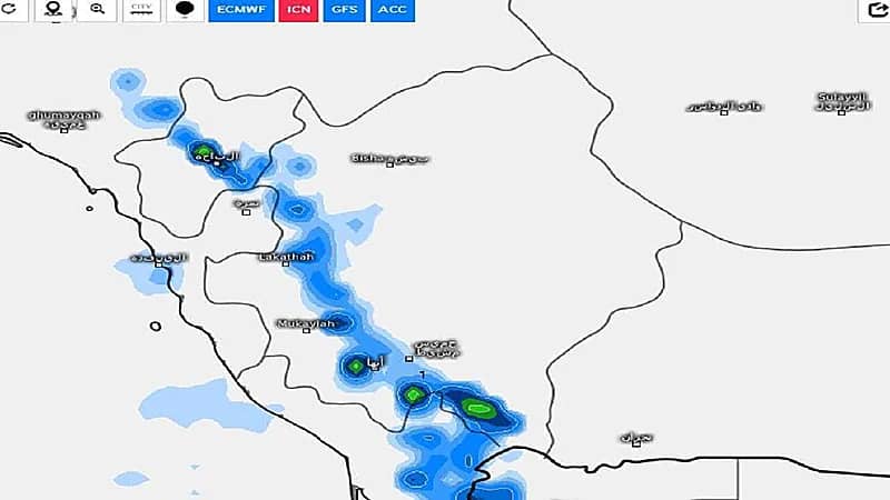 المسند: توقعات بتشكل غيوم ممطرة على 3 مناطق