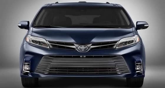 تويوتا سيينا 2018 بتصميم مطور ومزايا جديدة