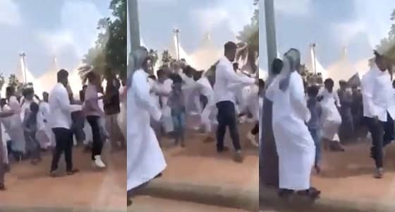 بالفيديو.. اشتباك بين جماهير الديربي قبل ساعات من المباراة