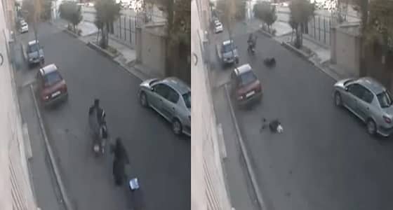 بالفيديو.. سحل سيدة لسرقتها في الشارع