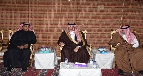 أمير المنطقة الشرقية يعزي في وفاة " الجابري "