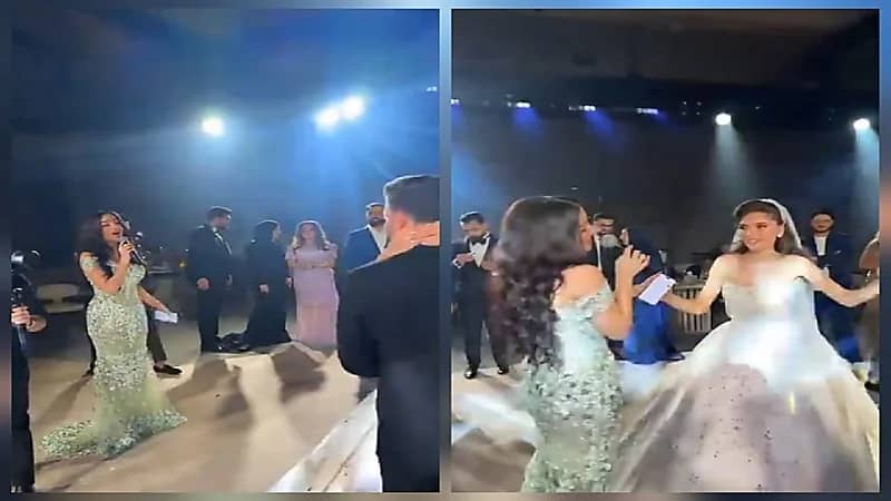 شمس الفارس تتألق بالغناء في زفاف صديقتها.. فيديو