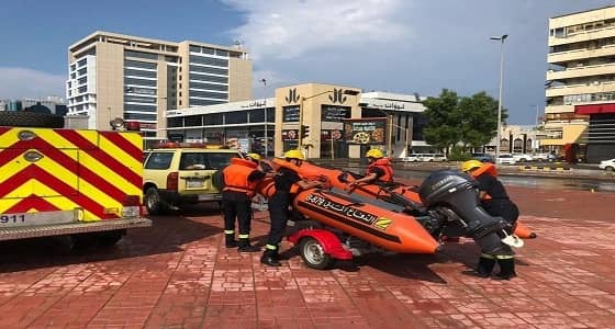 مدني مكة: مصرع شخصين بجدة والطائف بسبب الأمطار