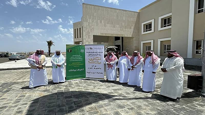 بحضور محافظ وادي الفرع.. تشجير عدد من المواقع بالمحافظة