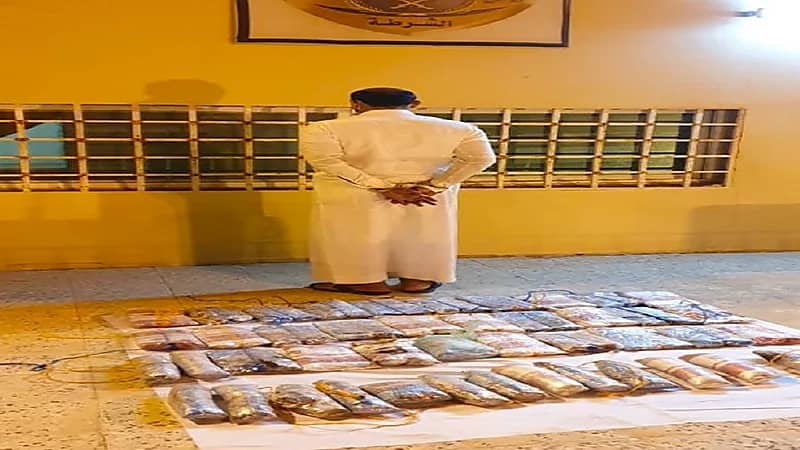 القبض على مواطن خبأ 47.6 كيلو جرامًا من الحشيش داخل تجاويف مركبة