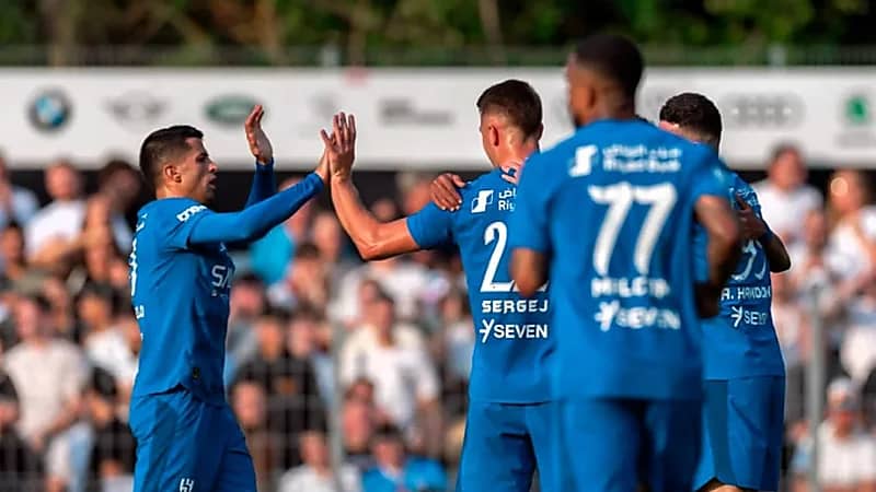 مباراة الهلال وبالينغن تسجل أعلى مشاهدة بين الوديات السعودية