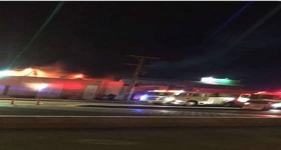 الدفاع المدني يخمد حريقًا بكلية للبنات في المذنب