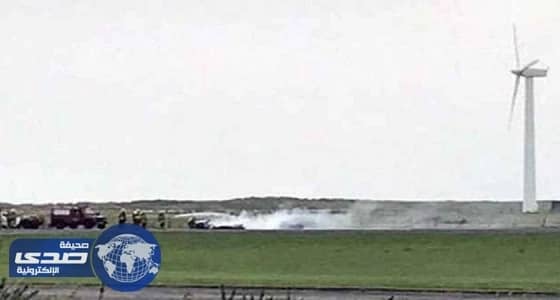 بالفيديو.. مقتل شخص فى تحطم طائرة بمطار ويلز البريطاني