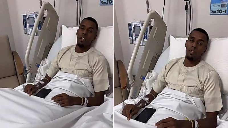 حسين شيعان يرقد في المستشفى بأحدث ظهور له .. فيديو