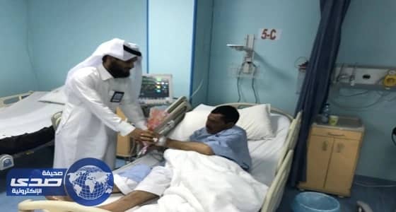 بالصور.. صحة حائل تعايد مرضى مركز القلب