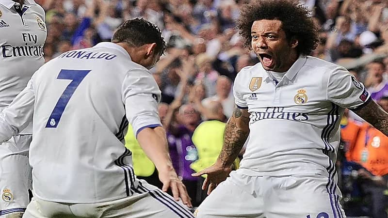 رونالدو يوجه رسالة وداع لـ مارسيلو بعد اعتزاله كرة القدم