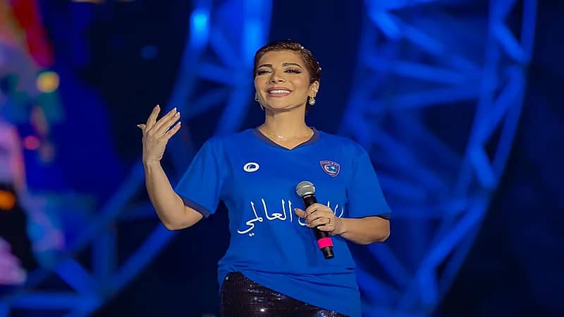 فيديو.. أصالة تشعل احتفالية الهلال في البوليفارد