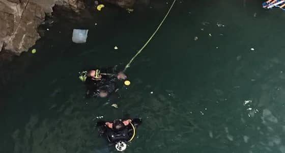 بالصور.. " مدني تربة " ينتشل جثمان طفل سقط في بئر سطحية