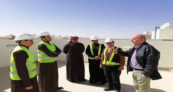 مدير عام فرع الإسكان في زيارة تفقدية لمشروع تيماء