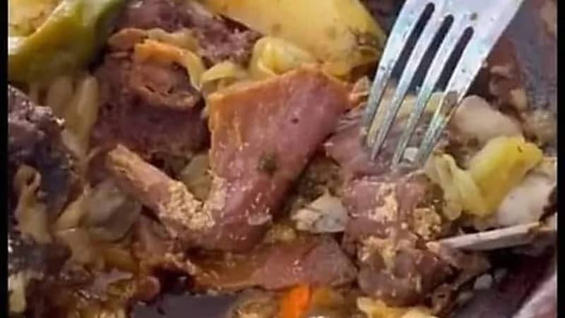 وجبة تحتوي على الديدان تتسبب في إغلاق أحد المطاعم 