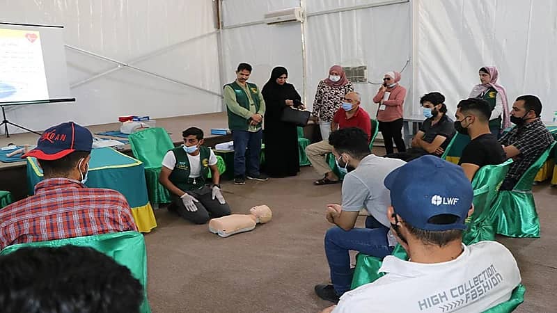 بالصور.. مركز الملك سلمان للإغاثة يدشن الحملة التطوعية الخامسة في مخيم الزعتري بالأردن