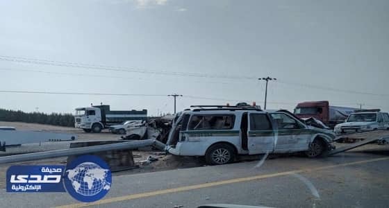 إصابة 16 في تصادم مروع بالقنفذة