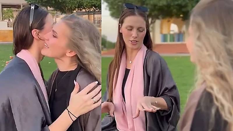 فتيات أجنبيات يوثقون لغتهم وطريقة تحدثهم بعد الإقامة في المملكة لمدة طويلة .. فيديو