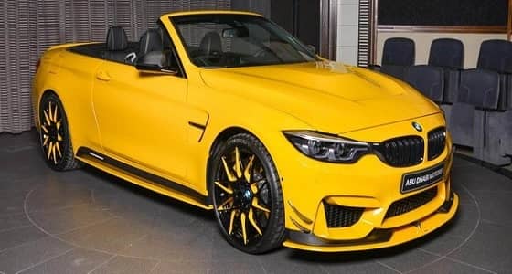 ظهور " BMW M4 " المكشوفة بباقة AC Schnitzer ولون أصفر جذاب