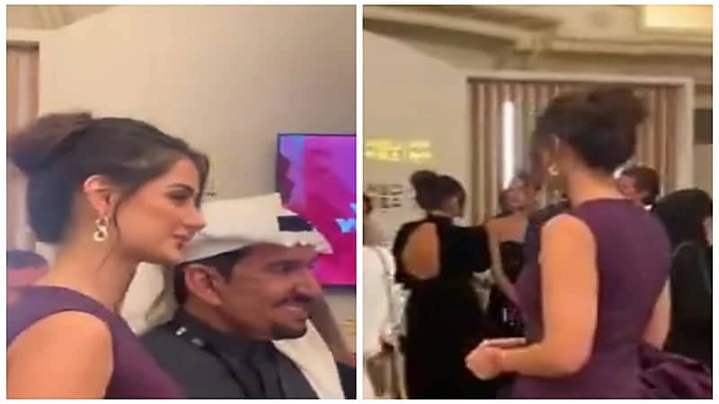 مهلاقا جابري تطلب التصوير مع الفنان عبدالله السدحان.. فيديو