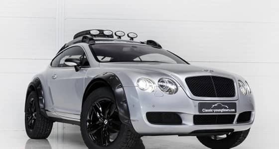 بالصور.. عرض " بنتلي كونتيننتال GT " للطرق الوعرة للبيع