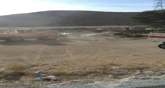 بالصور.. بدء حملات تنظيف شعيب الذيبية بالعريجاء