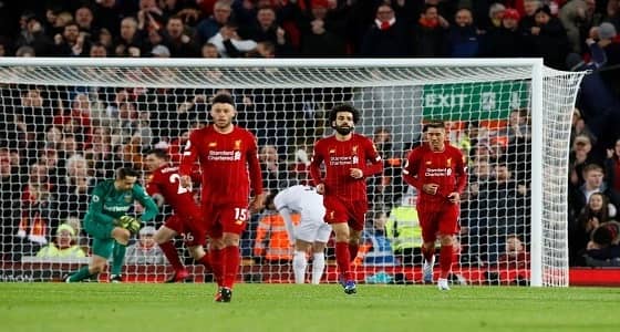 فوز مثير لليفربول على ويست هام في الدوري الإنجليزي