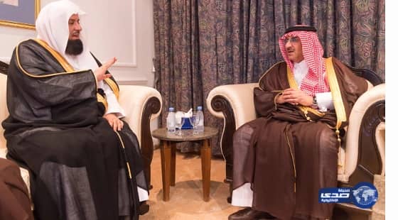 سمو ولي العهد يلتقي رئيس هيئة الأمر بالمعروف والنهي عن المنكر