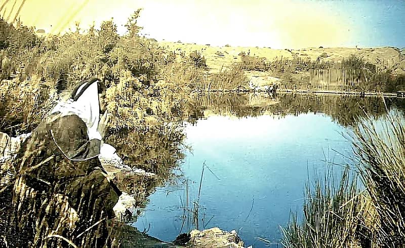 إحدى العيون بالخرج قبل 96 عام