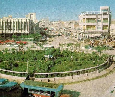 لقطة قديمة لدوار بلدية الأحساء