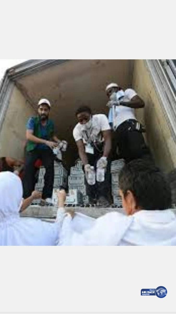 توزيع المياه المبردة  والمواد الغذائية ضمن عقد شراكة بين مكتب الغرب وشركة الخليج الانمائي