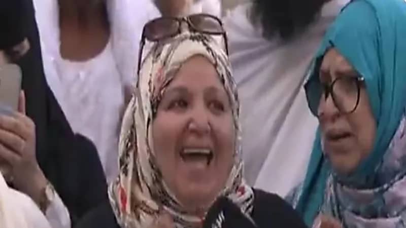 شاهد.. معتمرة مغربية تبدي سعادتها بزيارة المسجد النبوي 