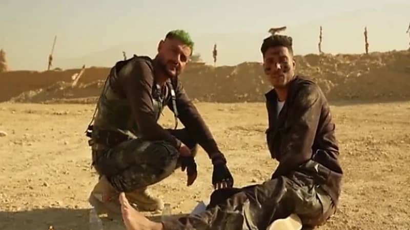 شاهد.. اعتداء محمد شريف على رامز جلال بعد اكتشاف المقلب 