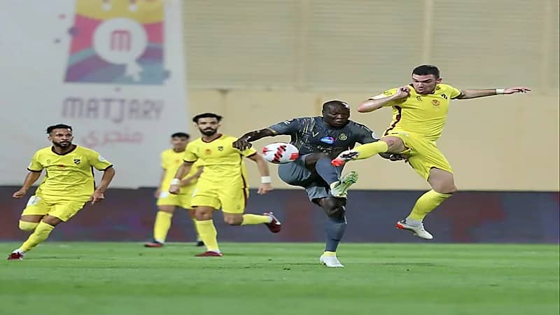 بالصور.. النصر يتخطى الحزم برباعية
