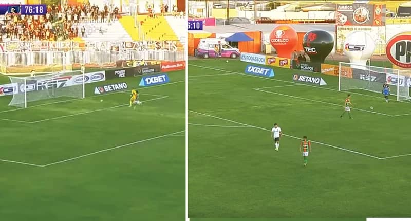 شاهد.. حارس مرمى يحرز الهدف المستحيل بالدوري التشيلي