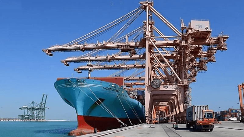 الموانئ تسجل ارتفاعاً ملحوظًا في حجم البضائع المناولة نسبته 23.70%