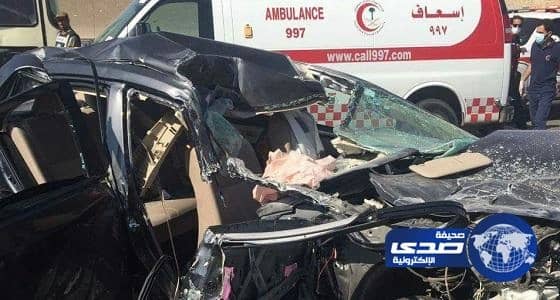 خمسة إصابات و حالة وفاة لحادث عائلة على طريق الهجرة بالمدينة