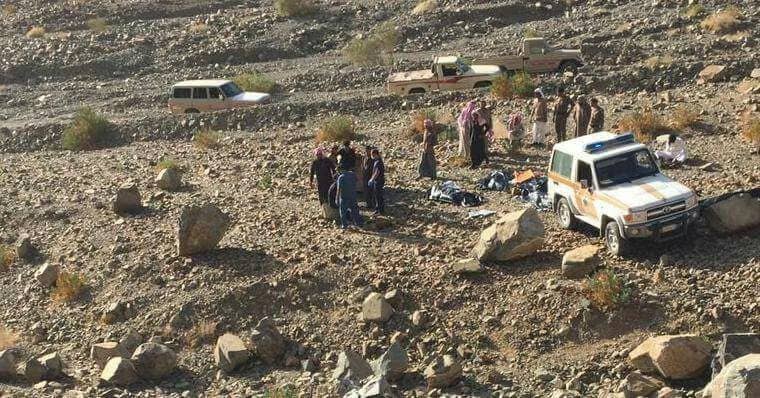 تشييع ستة من عائلة واحدة في تبوك الى مثواهم الأخير