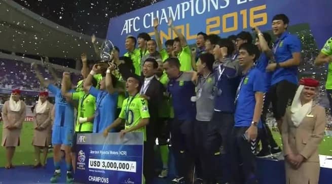 جيونبوك يطعن في قرار استبعاده من أبطال آسيا