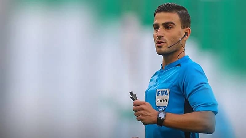 حطاب يدير مباراة السعودية وعمان ضمن تصفيات كأس العالم 