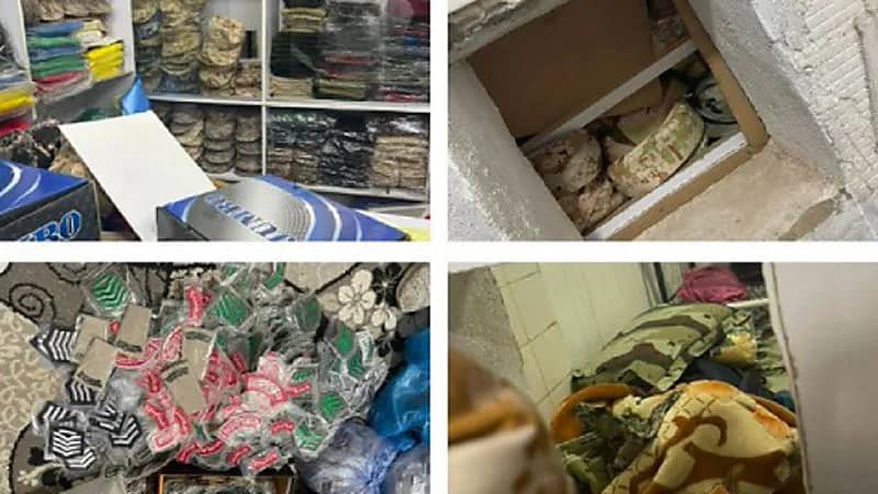 ضبط 3000 قطعة من الأنواط والرتب والشعارات العسكرية المخالفة في الرياض