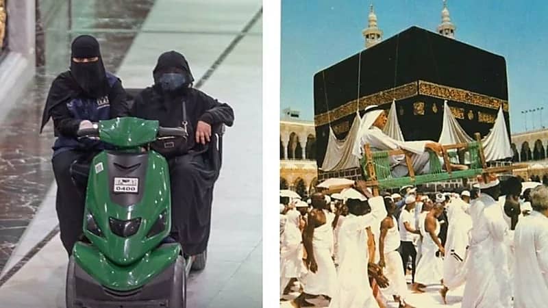  قصة تطور عربات المسجد الحرام من كرسي خشبي لمركبة ذكية