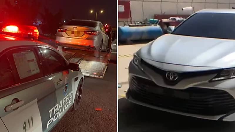 ضبط قائد مركبة ارتكب عدة مخالفات مرورية في الرياض