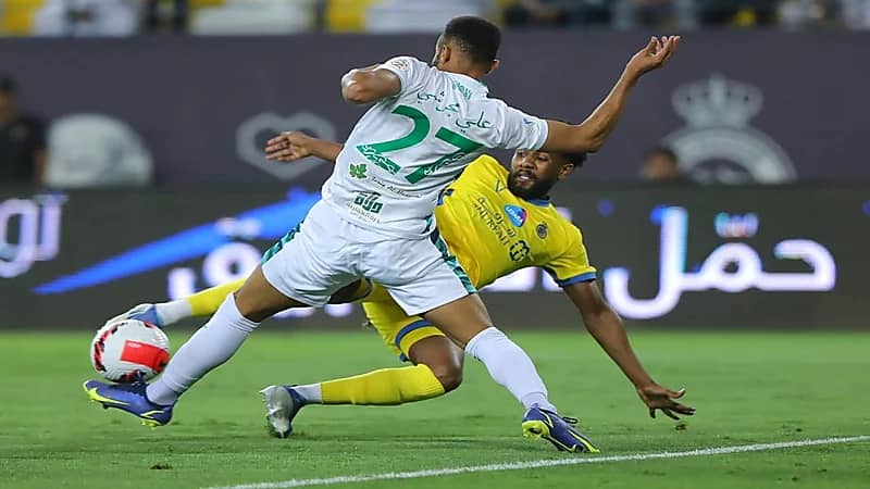 بالفيديو .. النصر يتعادل مع الاهلي في الوقت القاتل