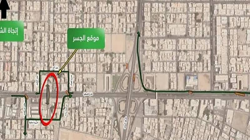 إغلاق شارع فلسطين في جدة مؤقتًا